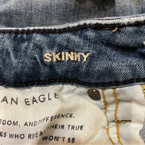 American Eagle Mens Distressed Skinny Jeans.  Size 28x30 - Picture 7 of 7